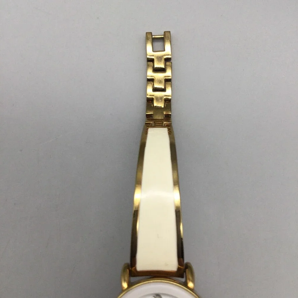 Armitron 755383GP Womens Watch 24mm Gold Tone Diamond New Battery 6.25